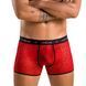Мужские прозрачные боксеры Passion 046 SHORT PARKER XXL/XXXL Red, сетка, под леопард SO7611 фото 1