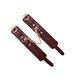 Кожаные поножи Liebe Seele Wine Red Ankle Cuffs, съемная цепочка-крепление SO9453 фото 8