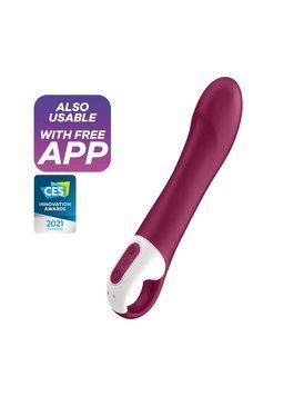 Смарт вібратор точки G Satisfyer Big Heat з функцією підігріву SO6107 фото