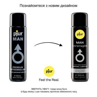 Густа силіконова змазка pjur MAN Premium Extremeglide 100 мл із тривалим ефектом, економна PJ10640 фото