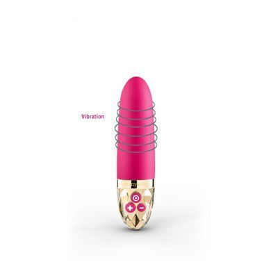 Вибратор Mystim Sleak Freak Pink, 8 режимов, внутренняя и внешняя стимуляция SO8140 фото