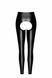 Лeггинсы Noir Handmade F304 Taboo wetlook leggings with open crotch and bum - XXL SX0265 фото 5