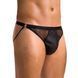 Чоловічі відкриті сліпи Passion 034 OPEN LUKE L/XL Black, екошкіра SO7573 фото 1
