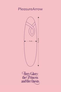 Мінівібратор FairyGasm PleasureArrow violet SX0639 фото