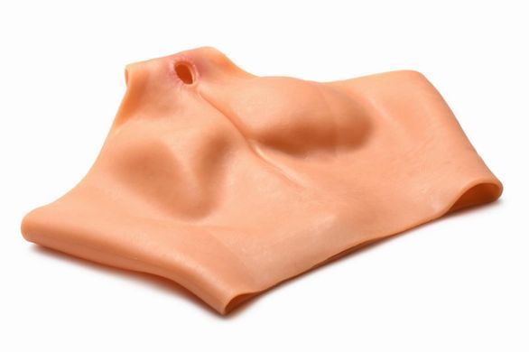 Накладна вагіна Master Series Silicone Vagina + Butt Panties - Medium SX1189 фото