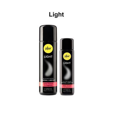 Силіконова змазка pjur Light 100 мл найбільш рідка, 2в1 для сексу та масажу PJ10210 фото