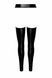 Леггинсы с открытыми бедрами Noir Handmade F323 Rebel wetlook chaps - S SX0369 фото 8