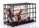 Міцна розбірна клітка для покарань Kennel Adjustable Bondage Cage SO4425 фото 2
