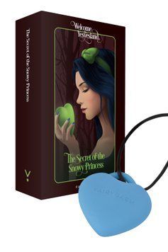 Мінівібратор &laquo;Сердечко&raquo; FairyGasm PleasureStone blue, 9 режимів, на шнурку SX0643 фото
