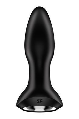 Анальна смарт-вібропробка із перлинним масажем Satisfyer Rotator Plug 2+ Black SO6279 фото
