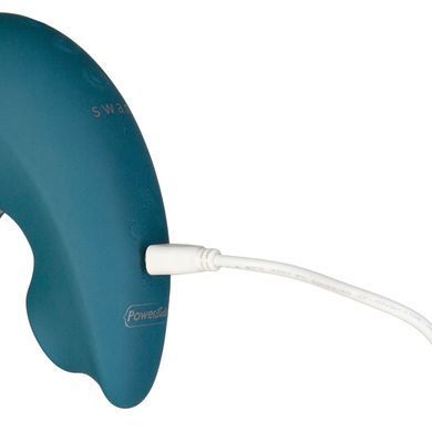 Многофункциональный вибратор с вакуумной стимуляцией Swan The Monarch Teal SO8905 фото