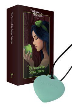 Мінівібратор &laquo;Сердечко&raquo; FairyGasm PleasureStone green, 9 режимів, на шнурку SX0644 фото