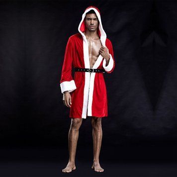 Мужской эротический костюм &ldquo;Обольстительный Санта&rdquo; One Size Red SO4977 фото