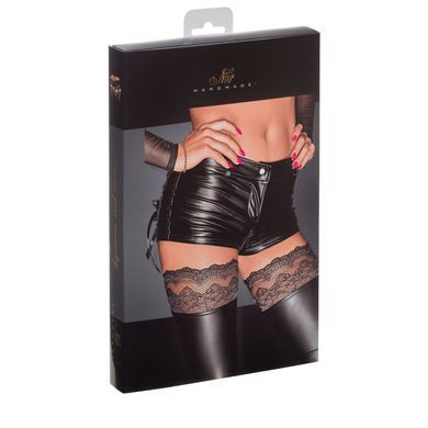 Шортики с мокрым эффектом Noir Handmade F138 Powerwetlook shorts, M SX0024 фото