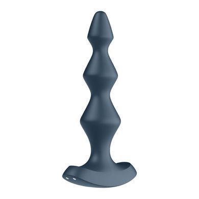 Анальный стимулятор-бусины с двумя моторами Satisfyer Lolli-Plug 1 Dark teal SO4924 фото