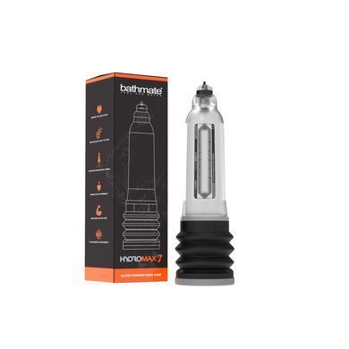 Гидропомпа Bathmate Hydromax 7 Clear (X30), для члена длиной от 12,5 до 18см, диаметр до 5см HM-30-CC фото