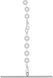 Комбинезон Noir Handmade F306 Mirage catsuit with jewelry rhinestone chain adorning the back - S SX0273 фото 7