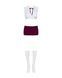 Эротический костюм студентки Obsessive Student 4 pcs costume S/M, топ, юбка, стринги, гольфы SO7731 фото 3