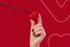 Мінівібратор &laquo;Сердечко&raquo; FairyGasm PleasureStone red, 9 режимів, на шнурку SX0645 фото 6