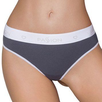 Спортивные трусики-стринги Passion PS007 PANTIES L, dark grey SO4247 фото