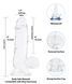 Прозорий фалоімітатор на присосці ADDICTION &mdash; Clear Dildo with Balls 6&Prime;, віброкуля в подарунок SO5580 фото 2