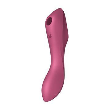 Вакуумний стимулятор із вібрацією Satisfyer Curvy Trinity 3 Red SO6117 фото
