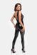 Комбинезон Noir Handmade F298 Libido Deep-V catsuit with collar and pearl chain - S SX0225 фото 2