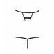 Трусики-стрепы Passion Exclusive SHELLY THONG XXL/XXXL, black SO6422 фото 5