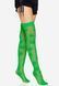 Чулки с рисунком Leg Avenue 420 Net thigh highs Green SO9160 фото 5