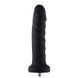 Силіконовий фалоімітатор для секс-машин Hismith 7.1&Prime; Anal Dildo Black, система KlicLok SO6201 фото 3