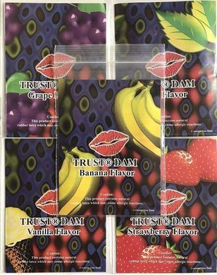 Набір латексних серветок Latex Dental Dams Assorted 100 шт SX1260 фото