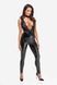 Комбінезон Noir Handmade F298 Libido Deep-V catsuit with collar and pearl chain - L SX0227 фото 1