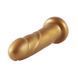 Золотий фалоімітатор Hismith 6.8&Prime; Golden Silicone Dildo, система KlicLok SO6202 фото 4