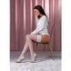 Чулки Passion ST119 5 white, на ажурной силиконовой резинке, с цветочным декором и люрексовой нитью SO5784 фото 2