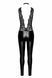 Комбінезон Noir Handmade F298 Libido Deep-V catsuit with collar and pearl chain - XXL SX0229 фото 5