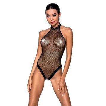 Боди-халтер с открытым доступом Passion MOONLIGHT BODY S/M black SO8449 фото