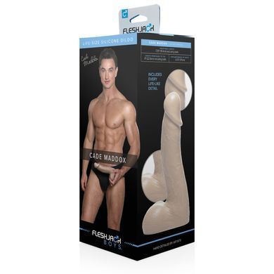 Фаллоимитатор Fleshjack Boys: Cade Maddox Dildo, по слепку пениса порноактера SO9589 фото
