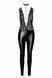 Комбінезон Noir Handmade F298 Libido Deep-V catsuit with collar and pearl chain - 3XL SX0230 фото 4