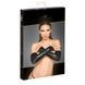 Митенки Noir Handmade F213 Elastic eco leather fingerless gloves - M SX0082 фото 3