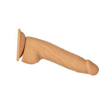 Фаллоимитатор ADDICTION Dual Density Silicone Dildo Caramel 8&Prime;, присоска, диаметр 4,3 см, вибропуля SO8243 фото