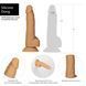 Фаллоимитатор ADDICTION Dual Density Silicone Dildo Caramel 8&Prime;, присоска, диаметр 4,3 см, вибропуля SO8243 фото 7
