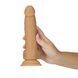 Фаллоимитатор ADDICTION Dual Density Silicone Dildo Caramel 8&Prime;, присоска, диаметр 4,3 см, вибропуля SO8243 фото 6