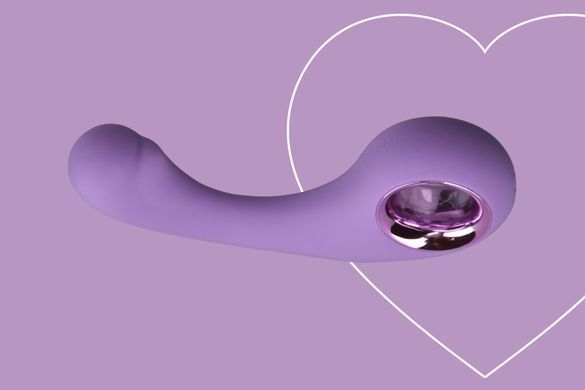 Вібратор для точки G FairyGasm BraveryAward violet SX0627 фото
