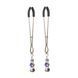 Затискач для сосків Art of Sex - Nipple Clamps Lovely Blue SO5862 фото 2