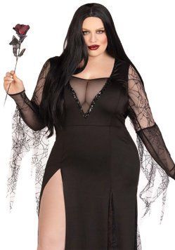 Костюм Мортиши Аддамс Leg Avenue Sexy Spooky Morticia 1X&ndash;2X SO9218 фото