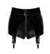 Шортики Noir Handmade F325 Glam suspender wetlook and vinyl shorts - M SX0382 фото 6