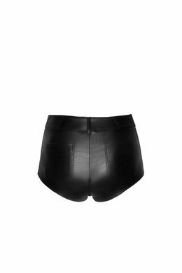 Шортики Noir Handmade F318 Wild crocodile printed wetlook shorts - S SX0333 фото