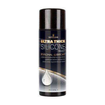 Густа силіконова змазка Sensuva UltraThick Silicone (100 мл) без гліцерину, парабенів і ментолу SO3287 фото