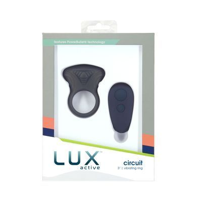 Эрекционное виброкольцо Lux Active Circuit Vibrating Cock Ring, пульт ДУ, 7 режимов вибрации SO6843 фото