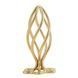 Анальная пробка LOCKINK SEVANDA Hollow Spiral Golden Metal Anal Plug - L size SX0884 фото 1